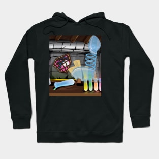 Cartoon Science Lab Hoodie